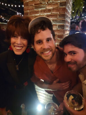 It was lots of fun celebrating with Ben Platt and fiancé Noah Galvin at the after party for PARADE’s closing night...