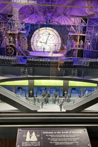 Welcome to the world of WICKED, an incredible diorama representing scenes with three-dimentional figures, in miniature, of every aspect of the show and behind the scenes areas you would never be able to see otherwise. It’s amazing...