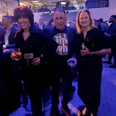 Sharing an exciting Opening Night of The Who's ToMMY, while toasting to the shows success with Roy Putrino and his Wife.